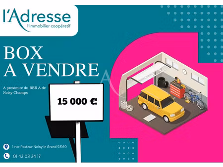 vente parking 11 m² à noisy-le-grand (93160)  15 000 €