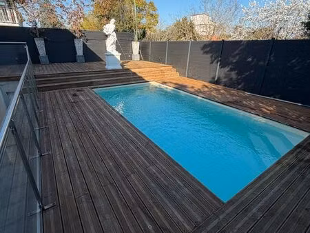 maison 130 m² + sous sol 90 m² avec piscine