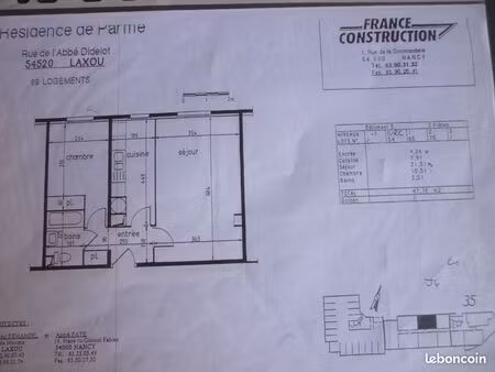 appartement maréville - laxou