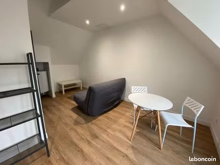 studio meublé avec mezzanine saint michel en grève proche plage