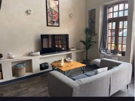 appartement en duplex rez de jardin