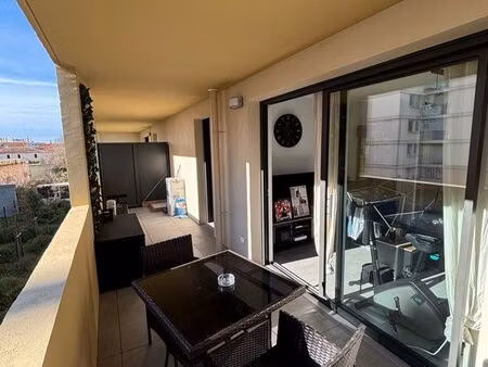 marseille 13012 – t2 récent 39 m² avec terrasse 14 m² + parking