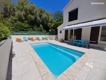 à louer à partir de septembre – superbe t1 à carry-le-rouet avec vue sur piscine & grand j