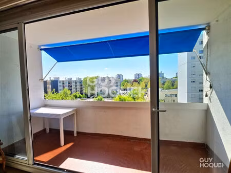 4 pièces traversant avec balcon plein sud