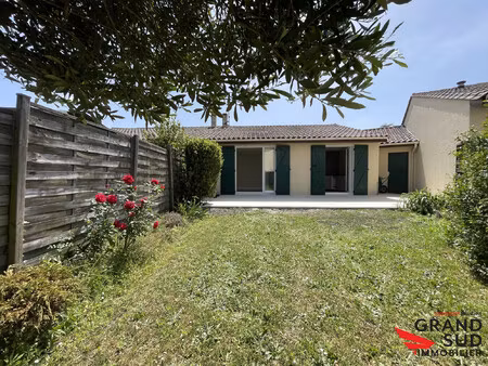 maison t3 de plain-pied avec garage et jardin