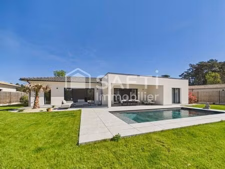 a vendre a saint aubin de medoc  magnifique contemporaine de 5 chambres et 3 sde