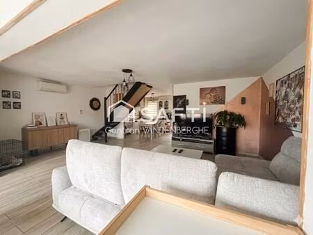 maison 3 chambres avec garage et jardin clos
