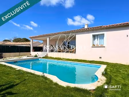 maison 5 pièces142m2 sur 600m2 terrain avec piscine