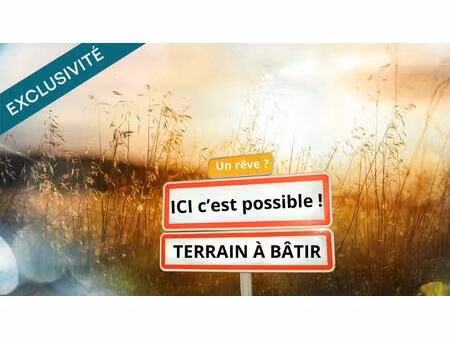 terrain plat constructible de 624 m2
