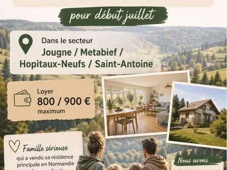 recherche appartement / maison