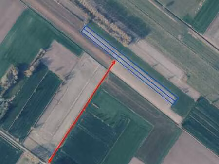 te koop verpachte landbouwgrond nabij krielweg