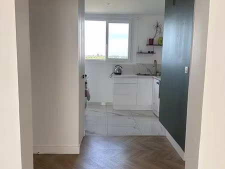 dernier étage lumineux 75m² – 3 balcons – possible t4 – gare à pied