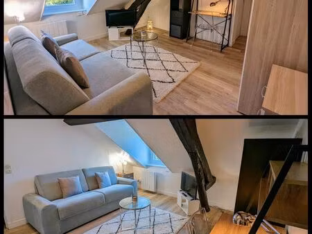 t1 meublé  au calme  dernier étage