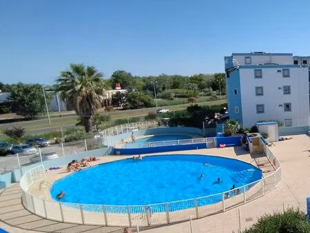 studio cabine 19 m² lumineux – résidence sécurisée avec piscines – le grau-du-roi - rive g