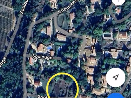 terrain constructible arboré 2237m2