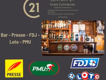 fonds de commerce bar  tabac 200 m²