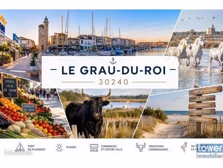 fond de commerce 60 m² port camargue