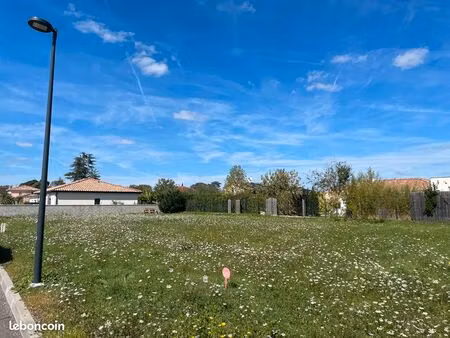 terrain viabilisé plat