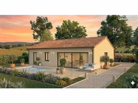 villa à construire + terrain  plagne 31220