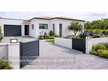 maison neuve à bâtir 125 m² sur terrain de 800 m² à vacquiers