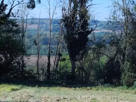 terrain constructible viabilisé 4000 m² – vue panoramique exceptionnelle sur la vallée du 