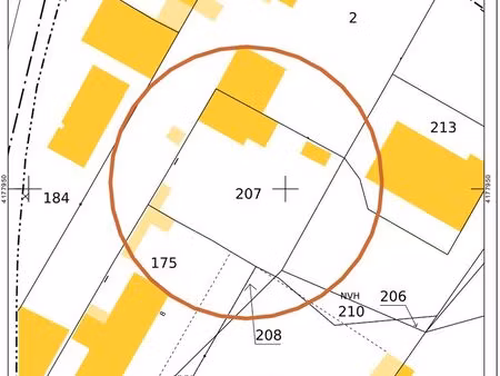terrain constructible 760 m² + bâtiment de 70m²