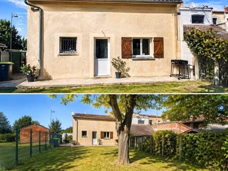 maison rénovée 90 m² – centre lesparre – terrain 504 m²