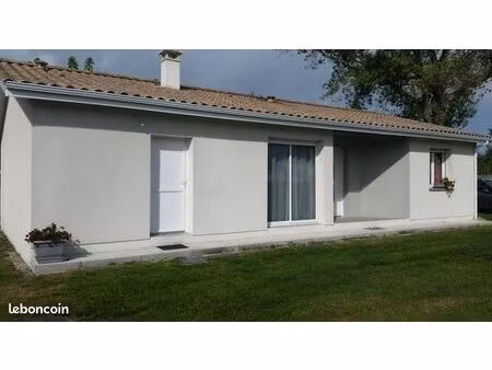 maison plain-pied 4 pièces + garage – terrain 768 m² – calme