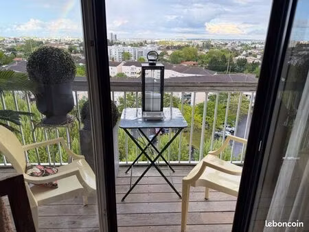 t4 104m² - 8e étage - terrasse vue dégagée - mérignac arlac