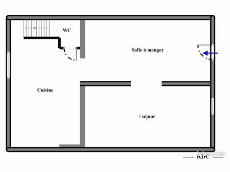 a louer maison t4 à haux