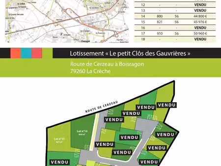terrain avec maison neuf à vendre