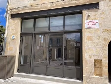particulier loue local - r-d-c - 70m2 - capucins- etat neuf - prestations qualitatives