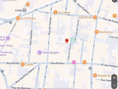 location belle cave saine et sécurisée paris 9 - trévise