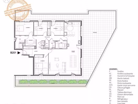 appartement 5 pièces 158 m²