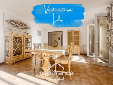 lambesc – vente à terme libre – propriété de plain-pied au cœur de la nature provençale