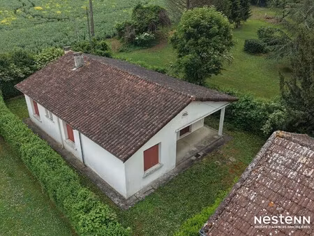 a vendre maison de plain-pied de 100 m² avec dépendance et jardin sur la commune de mézin