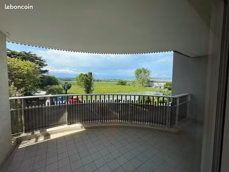 loue joli t3 terrasse  vue dégagée  garage & cave à therens - saint julien en genevois