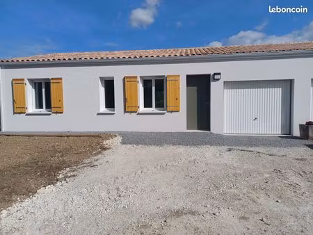 maison neuve à louer à tesson
