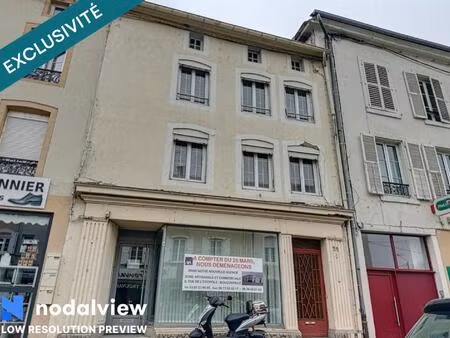 immeuble au centre ville avec local loué