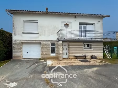 maison de 124m² habitables à rafraichir - 5 pièces - 4 chambres - jardin  terrain de 775 m