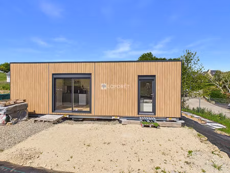 plogastel saint germain : adorable lodge de 25m2