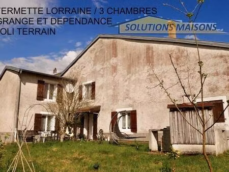 fermette lorraine sur 5 94 ares de terrain