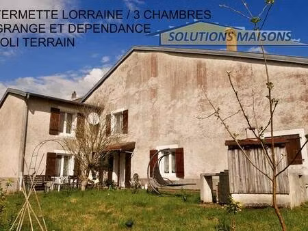 fermette lorraine sur 5 94 ares de terrain