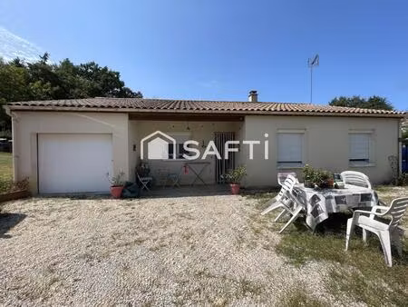 maison plain-pied / 3 chambres / garage & terrain