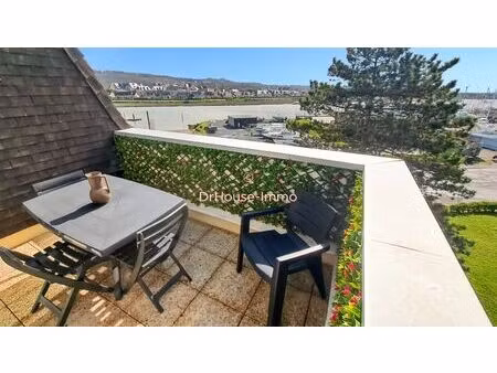 cabourg vue dives - appartement duplex de 3 pieces de 56m²- terrasse - cave -