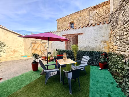 pech luna : maison t4 avec cour exterieure et grange