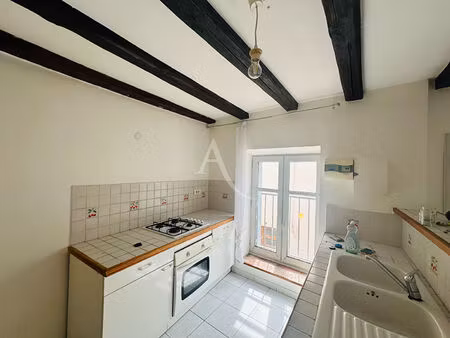 maison de village a villegailhenc avec garage