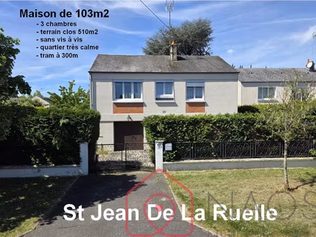 vente maison 4 pièces 103 m² saint-jean-de-la-ruelle (45140)