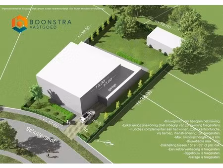bouwgrond halfopen bebouwing op perceel van 699 m² te berlaar