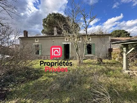dept 33 - gironde - illats - maison 4 pièce(s) 69 m2 avec appentis et garage de 52m2 sur p